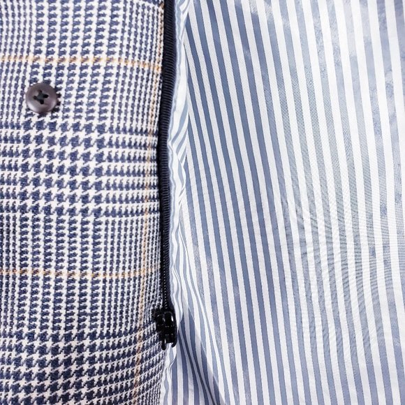 Veronica Beard Plaid Houndstooth Dickey Jacket - Picture 7 of 16